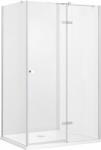 Besco Pixa zuhanykabin 100x90 cm négyszögletes króm fényes/átlátszó üveg PPP-109-195-C (PPP109195C)