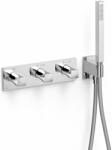 TRES B-System kád és zuhany csaptelep süllyesztett z termosztáttal króm 30725401 (30725401)