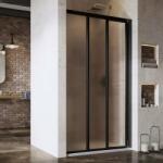 RAVAK Supernova zuhanyajtók 130 cm tolható fekete matt/ 00VJ03R2ZG (00VJ03R2ZG)