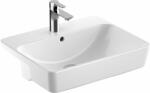Geberit Variform mosdótál 55x45 cm négyszögletes süllyesztett fehér fényes 500.681. 00.1 (500681001)
