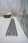 ACO ShowerDrain C lineáris lefolyó rács 118.5 cm acél 9010.88. 80 (90108880)