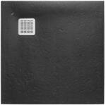 Roca Terran négyzet alakú zuhanytálca 80x80 cm fekete AP10332032001400 (AP10332032001400)