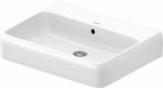 Duravit Qatego mosdótál 60x47 cm négyszögletes beépíthető fehér fényes 2382600028 (2382600028)