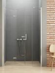 NEW TRENDY New Soleo zuhanyajtók 110 cm összecsukható króm fényes/átlátszó üveg D-0148A/D-0094B (D0148A/D0094B)