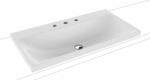 KALDEWEI Silenio mosdótál 90x46 cm négyszögletes mosdótálak fehér matt 904006273001 (904006273001)