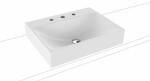KALDEWEI Silenio mosdótál 60x46 cm négyszögletes mosdótálak fehér matt 904106273001 (904106273001)