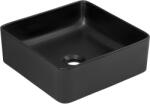 Comad Slim mosdótál 37x37 cm négyzet mosdótálak fekete matt UM-6276SLIM40BLACKDP (UM6276SLIM40BLACKDP)