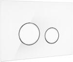 Oltens Lule öblítő gomb WC-hez fehér/króm/fehér 57201000 (57201000)