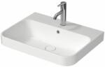 Duravit Happy D. 2 mosdótál 60x46 cm négyszögletes mosdótálak fehér-antracit matt 2360606100 (2360606100)