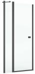 Roca Capital zuhanyajtók 100 cm dönthető fekete matt/átlátszó üveg AM4610016M (AM4610016M)
