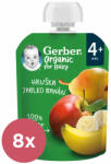GERBER 8x GERBER Organic Zseb körte, alma és banán 90 g