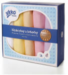 Kikko Pelenkák gyermek biopamutból Régi idők 70x70 (5 db) - pasztell, lányoknak