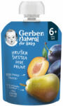 GERBER Natural zacskó körte és szilva 90 g