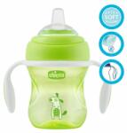 Chicco Tanuló bögre Transition fogantyúkkal 200 ml zöld 4h+