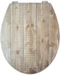 Bath Duck Wc-Ülőke - Mdf - Mintás -Rozsdamentes Acél Zsanérokkal - Board (TS-MDF-SS-D-14)