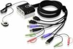 ATEN Switch KVM Aten 2 porturi USB HDMI Negru (cs692)