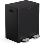 Klarstein EcoVista, coș de gunoi cu compostor, 40 l + 3 l/bucată + compostor, Soft-Close (KG28-40L-sch) (KG28-40L-sch) Cos de gunoi