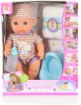Moni Пишкаща кукла Moni Toys - С раирана дрешка, 31 cm (108314) - ozone