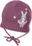 Sterntaler Бебешка плетена шапка Sterntaler - Със зайче, 41 cm, 4-5 м, тъмнорозова (4701601-766) - ozone