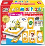 Jagu Educational Talking Puzzle - Alimente sănătoase, 48 de piese (91-563)