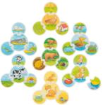 Goki Дървен комплект 2 в 1 Goki - Животни, игра и пъзел (56811) - ozone