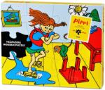 Pippi Дървен пъзел Pippi - Пипи Дългото чорапче, 12 части (44378200) - ozone