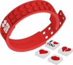 PIXIE CREW Brățară pixelată romantică de dragoste tematică roșie (OLP1009PXX-02-55)