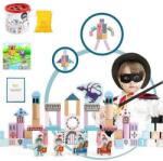RAYA TOYS Игрален комплект Raya Toys - Дървени блокчета и пъзел, Рицари (517122381) - ozone