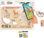Jagu Puzzle educațional vorbitor Jagu - Ferma, 8 piese (92-157)