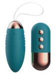 Mokko Toys Ou Vibrator Pleasurable Remote Control, 10 Moduri Vibratii, Functie Incalzire, Silicon, Verde, USB, Mokko Toys