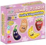 Jagu Talking Puzzle - Fructe și legume, 18 piese (90-443)