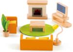 HaPe International Комплект дървени мини мебели Hape - Всекидневна (H3452)