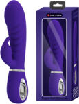 Pretty Love Prescott Red Super Soft Silicone Dual Vibrator Purple Vibrator