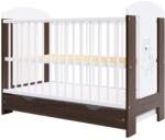 Hubners Patut din lemn 120x60 cm Calisto Unicorn maro cu sertar Hubners (PHCALUN12MAS)