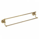 Bemeta Retro fali dupla törölközőtartó 665x125x115 mm, bronz 144104237 (144104237)