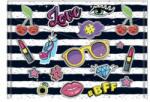 JUNIOR Coperta PP cu clips A4, Love Fashion