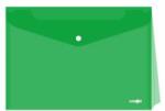 JUNIOR Coperta cu snap - extensibil PP/A4, transparent/verde