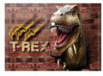 JUNIOR Coperta din PP cu fixare A4, T-Rex