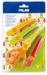 MILAN Foarfece decorative MILAN 6.5"/16.5 cm cu lame înlocuibile, set de 4 buc