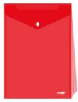 JUNIOR Coperta cu snap - extensibila PP/A4 Up, transparent/rosu