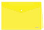 JUNIOR Coperta cu snap - extensibil PP/A4, transparent/galben