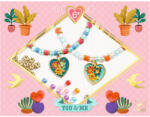 DJECO Ékszerkészítő készlet - Páros szívek - Heart Threading (DJ00010)