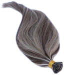 HairExtensionShop Keratinos I-TIP Emberi Póthaj Standard Mikró Gyűrűzéshez Melírozott 60cm (Szín #6/613) (RIT606613)