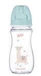Canpol babies üveg széles nyakkal EXOTIC ANIMALS 300ml - zöld