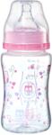 BabyOno Csecsemő antikolikus palack széles nyakú 240 ml - piros