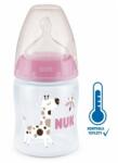 Nuk FC+ palack hőmérséklet szabályozással, 150 ml - rózsaszín
