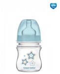 Canpol babies Canpol baby üveg széles szájjal NEWBORN BABY 120ml - kék