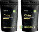 NIAVIS Pachet Seminte de Chia Ecologice/Bio 125g+125g