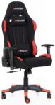 Mercury MRacer gamer szék, szövet, fekete-piros