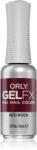ORLY Gelfx Gel unghii cu gel folosind UV / lampă cu LED culoare Red Rock 9 ml